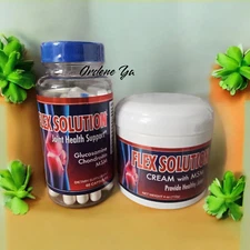 Flex Solution 60 cap and Cream Therapy Anti-Inflammatory dolor Muscle Relief Bee