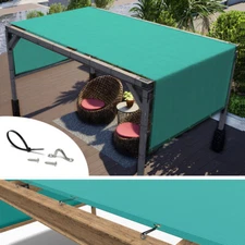 ColourTree Pergola Sun Shade Cover Universal Replacement Canopy,Turquoise
