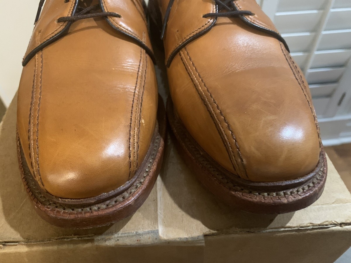 Allen Edmonds Hillcrest Bicycle Toe Derby Dress Shoes Men display picture 2