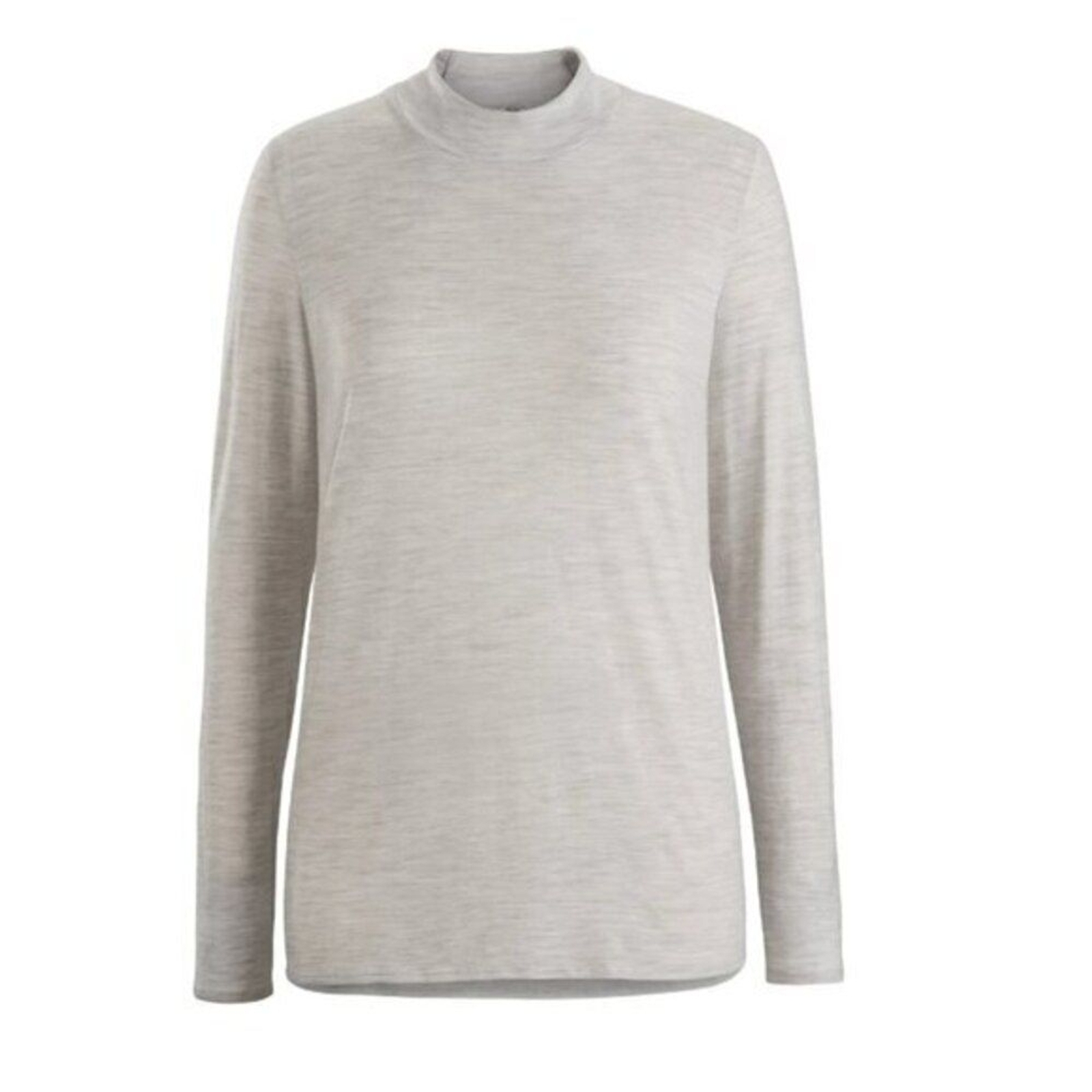 Arc'teryx Veilance Frame Mock Neck Shirt Size M Heathered Gray Long Sleeve