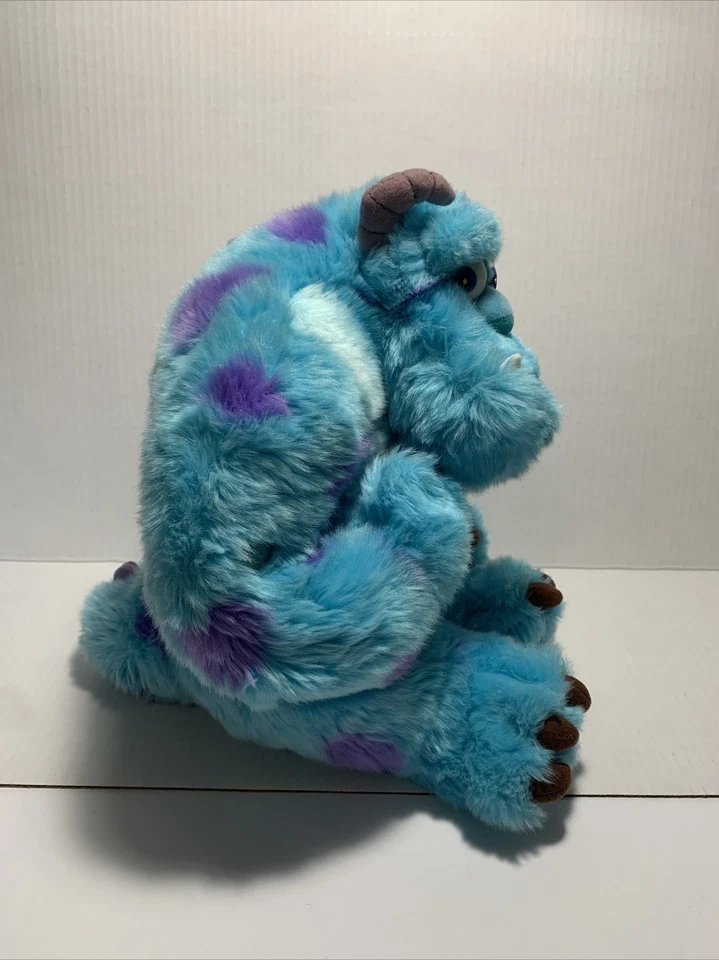 Disney Pixar Monsters Inc Sulley Peluche Juguete Suave Azul Púrpura Muñeca Sullivan 16” Foto 4 de 4