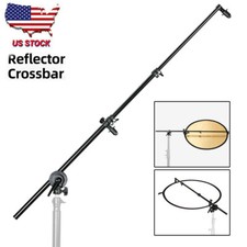 US PRO Studio Reflector Crossbar Holder Bracket Swivel Head Reflector Disc Arm