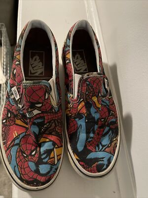 spider man slip on vans
