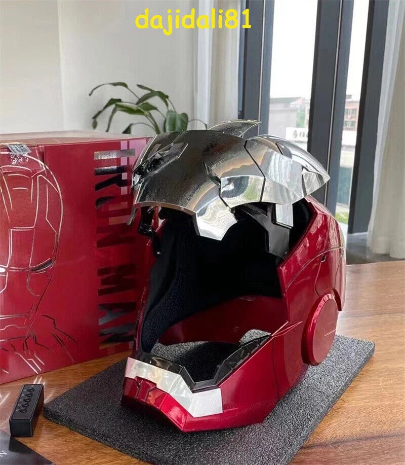 Genuine 1:1 AUTOKING Iron Man MK5 Helmet Wearable Voice/Touch Control Deformed - Bild 4 von 4