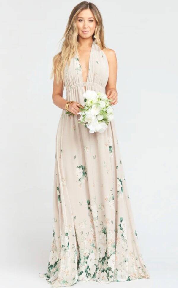NWT SZ SM Show Me Your Mumu Luna Halter Dress Wedding Formal | eBay NWT SZ SM Show Me Your Mumu Luna Halter Dress Wedding Formal | eBay