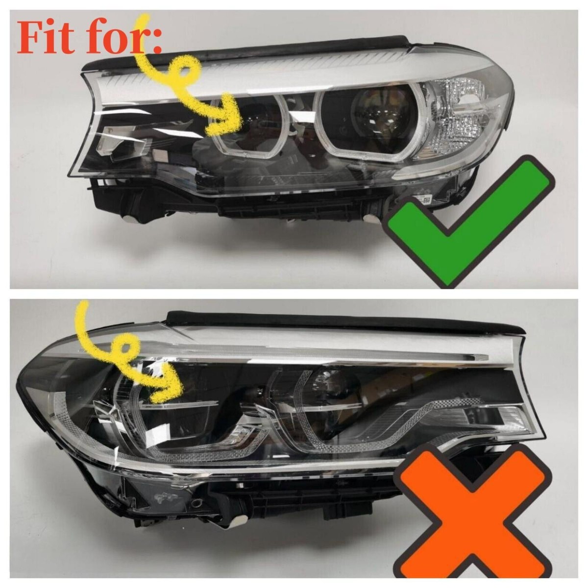 Blue Angel Eyes For 2018 BMW 5' G30 G31 F90 M5 Daytime Running