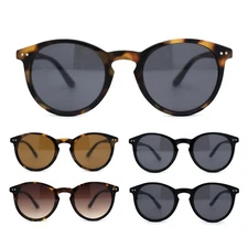 Mens Iconic Keyhole Horn Rim Urban Hipster Plastic Sunglasses
