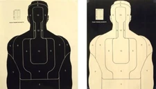 BT-5 San Diego Training Target, 21" x 24", Choice of Black or White, SHIPS FREE