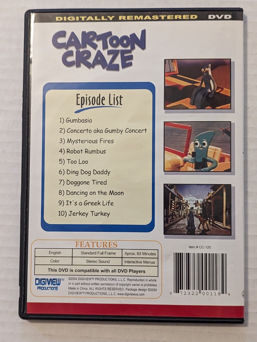 Classic Cartoon DVDs Set Of 7 Betty Boop Casper Felix Three