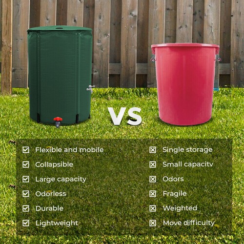 Rain Water Tank Caravan Portable Collapsible Water Storage Tank Outdoor Camping - Picture 8 of 12