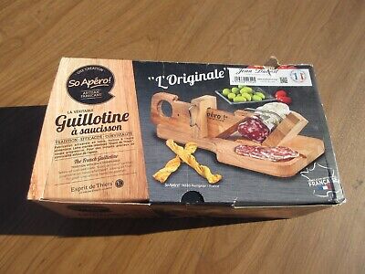 So Apero The Original French Guillotine à Saucisson - Sausage & Salami  Slicer