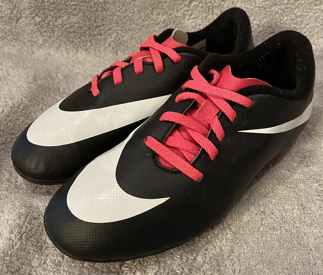 Bravata FG Soccer Cleats Size 1.5Y Youth Black White Pink 749906-016 eBay