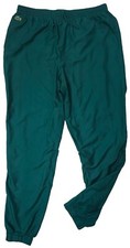 Lacoste Tennis Pant Pants Men's Green Joggers Pants Size L Waist 36 In Polyester