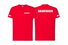 T-Shirt Maglietta Salvataggio Maglia Unisex Uomo Donna lifeguard bagnino M10
