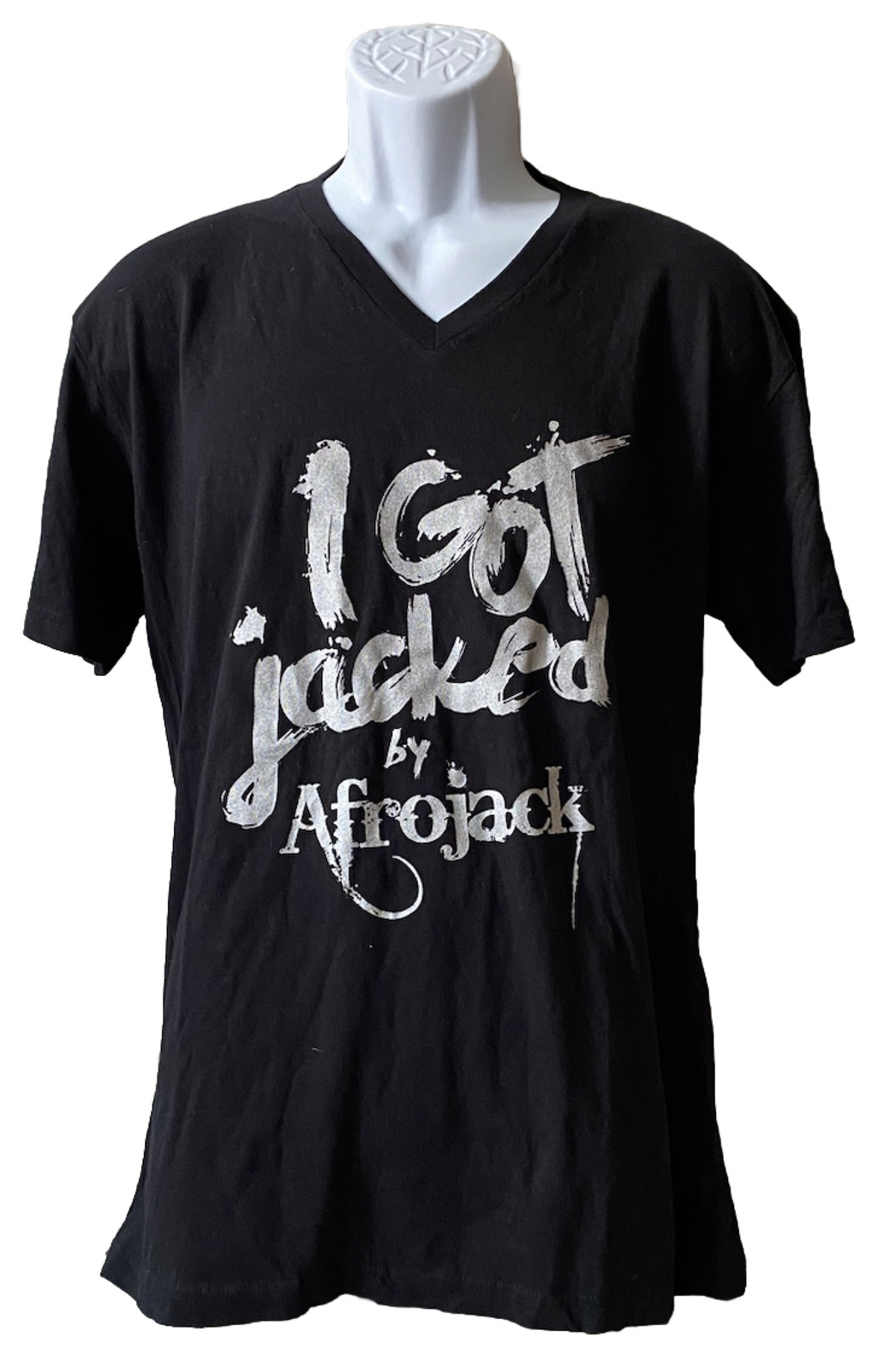 DJ Afrojack I Got Jacked By Black T Shirt SIze Club Mansion Miami Beach