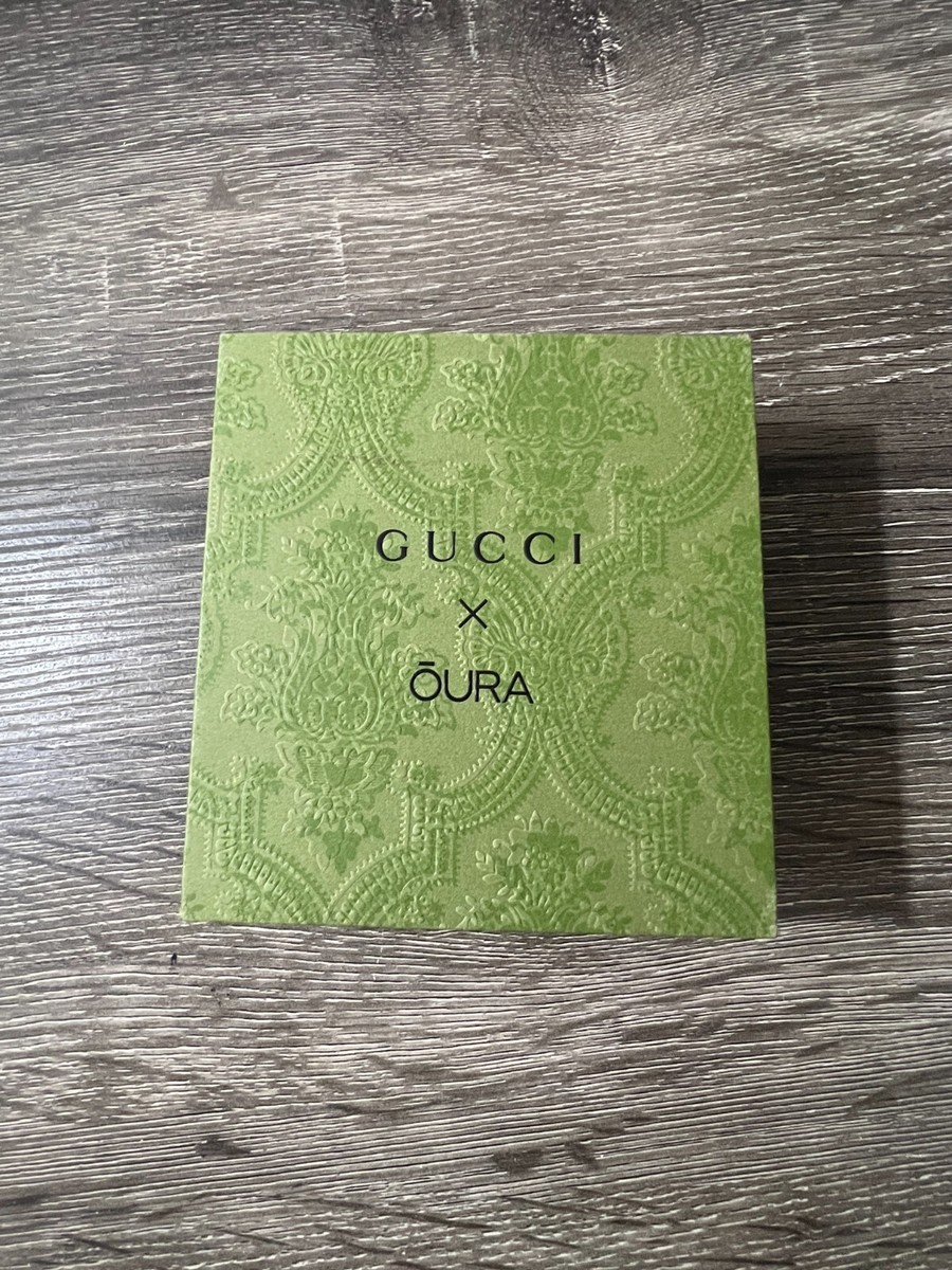 Gucci x Oura Ring Black and Gold Health Tracker Size 12 | eBay