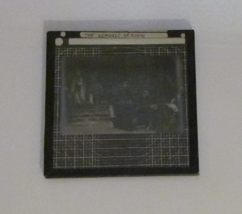 Glass Magic Lantern Slide OBERAMMERGAU PASSION PLAY NO33 DATED 1910 PHOTO - Picture 2 of 2