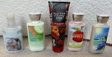 Lot of 5 Bath and Body Works Body Lotion Body Cream 8 oz each, New