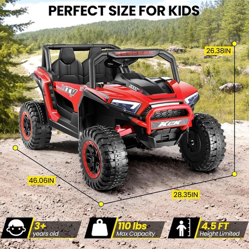 24V Kids Ride On UTV Car for Kids Electric Car Toys 4 Wheeler Off-Road W/Remote - Picture 22 of 78