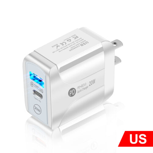 QC3.0 PD 40W Fast Quick Charge USB Type-C Wall Charger Adapter For iPhone 13 12 - Picture 30 of 36