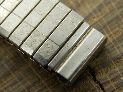 Vintage Pre-Owned Expansion 15mm Stainless Extra Short for End-Pieces Watch Band