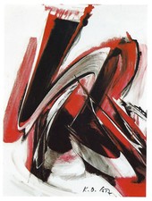 *** K.O.Götz / Karl Otto Götz *** brillante Grafik von 1991 - 03