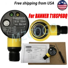 T18SP6DQ New in Box Photoelectric Switch Sensor PNP For BANNER 500mm 10-30VDC