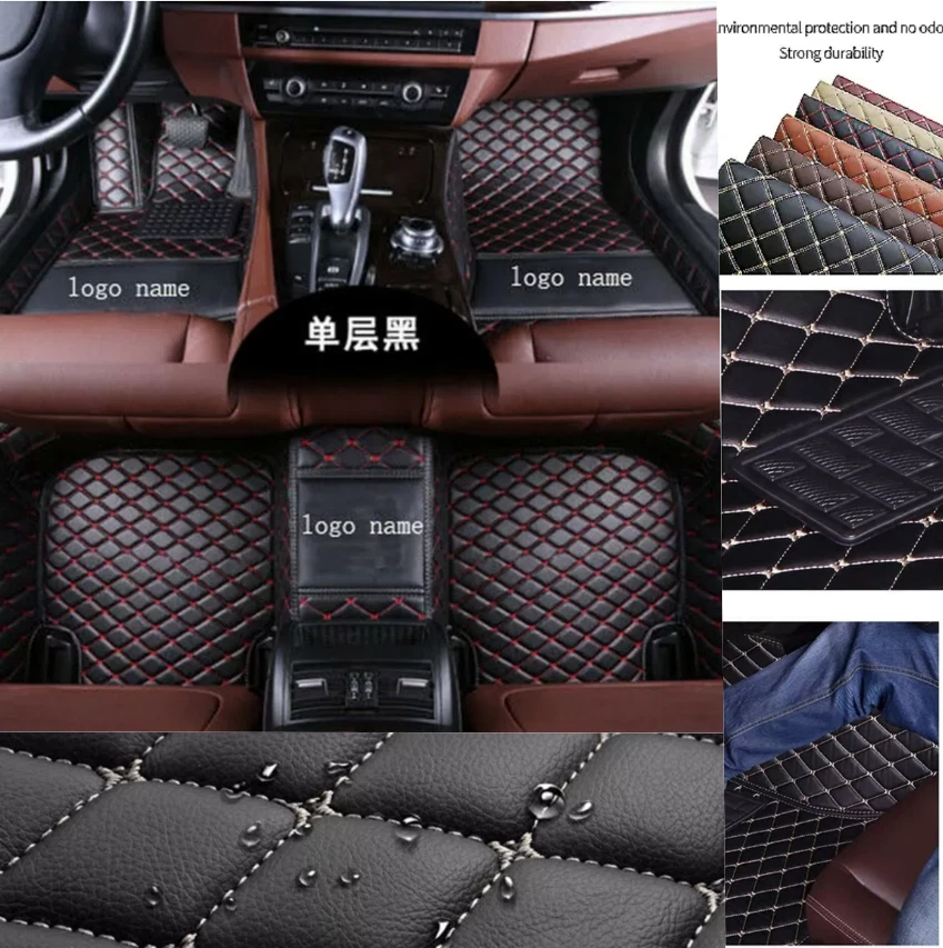For Mazda All Models Car Floor Mats Custom Waterproof Front & Rear Auto Carpets - Image 4 of 4