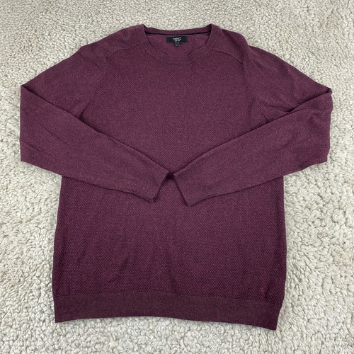NEXT Mens Jumper Sweater Large Burgundy 