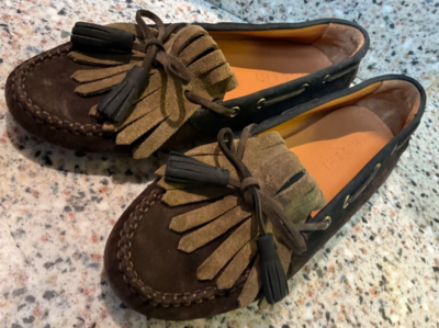 M.Gemi The Felize Driving Loafers Cappuccino Leather EU 36 Women’s Made In Italy The Felize Suede - Suede Moccasin - Latte - M.Gemi main image 4