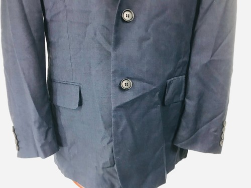 Giorgio Fiorelli Men's 2 Pc Superlux 2 Button Size 38 Suit Blue Pants 32x29 - Picture 2 of 15