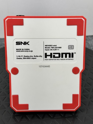 SNK NEOGEO Mini Game Console (FM1J2X1800) Tested - Picture 7 of 7
