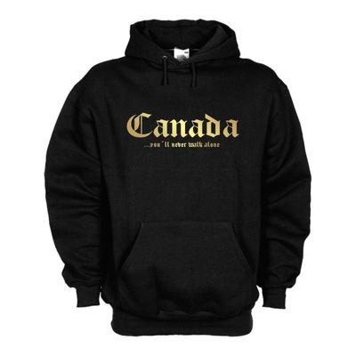Kapuzensweat KANADA (Canada) never walk alone Kapuzenpulli Hoodie (WMS01-33d)