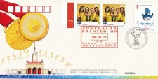 OLYMPIC GOLD MEDALLIST SOUVENIR FDC'S BEIJING 2008 COMPLETE SET OF 14 COVERS