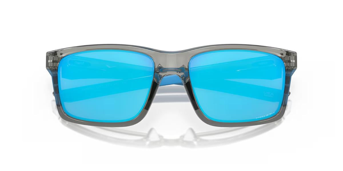 NEW* Oakley MAINLINK XL Grey ink Clear PRIZM Sapphire Blue