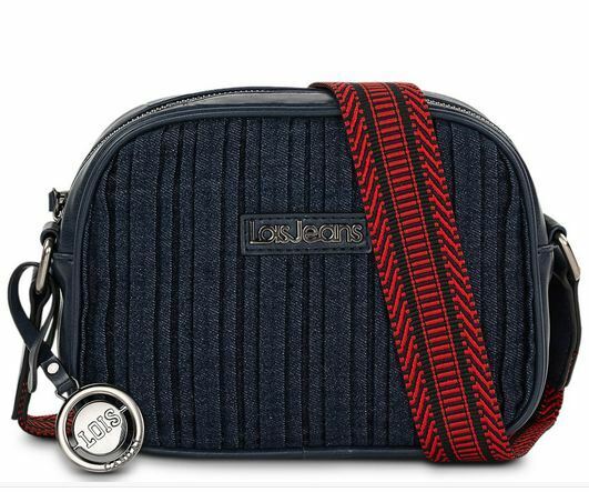 bolso bandolera de mujer de marca Lois en polyester polipiel de verano