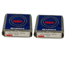 NSK 6901ZZCM Single-Row Deep Groove Ball Bearing 12x24x6mm - Lot of 2