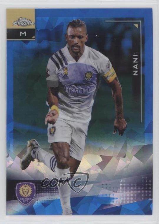 2021 Topps Chrome MLS Sapphire Nani #89 0s27