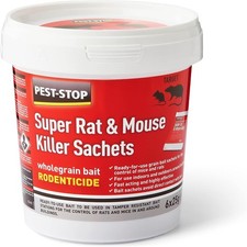 Pest-Stop PSSA05 Super Rat and Mouse Killer Sachets For Rats And Mice (6x25g)