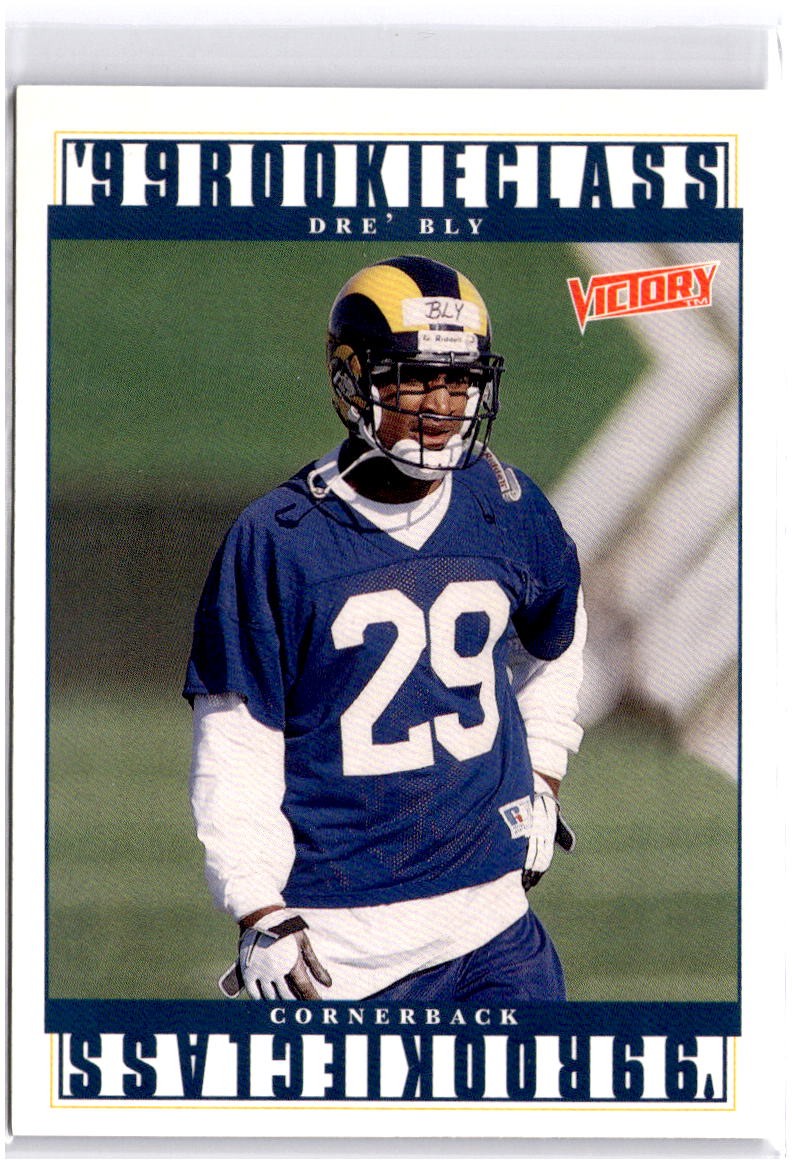 1999 Upper Deck Victory #434 Dre' Bly Rookie St. Louis Rams Near Mint or Better
