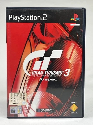 Gran Turismo 3 A-Spec for Sony PlayStation 2 PS2 PAL ITA Complete