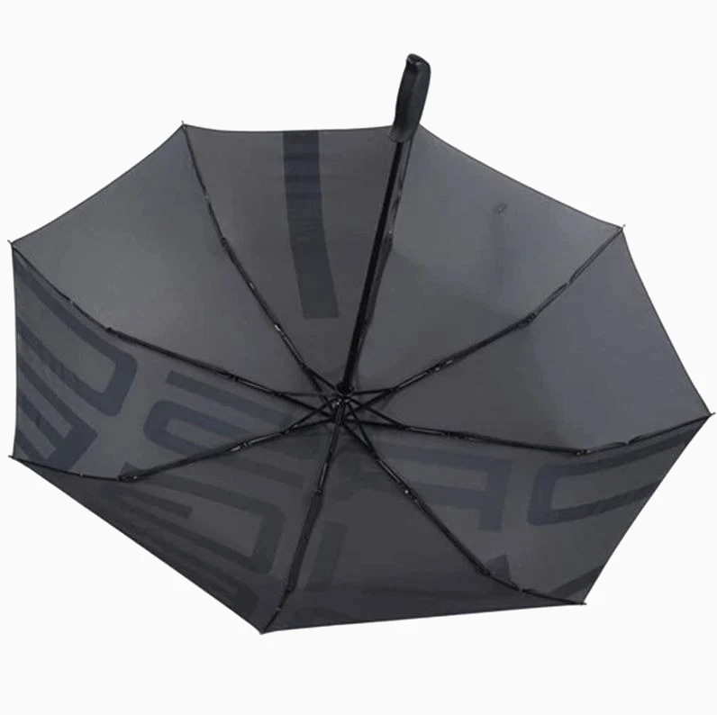 [Sin usar] Paraguas plegable automático Porsche gris Foto 4 de 4