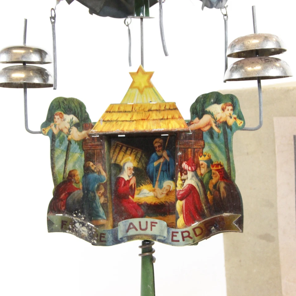 DDR Blechpyramide Weihnachtsglockenspiel Glockenspiel mit OVP - Weihnachtsgeläut - Bild 2 von 4