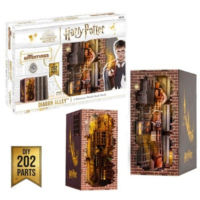 Tiny Adventures Harry Potter Diagon Alley Winkelgasse mit LED Holzbausatz Puzzle