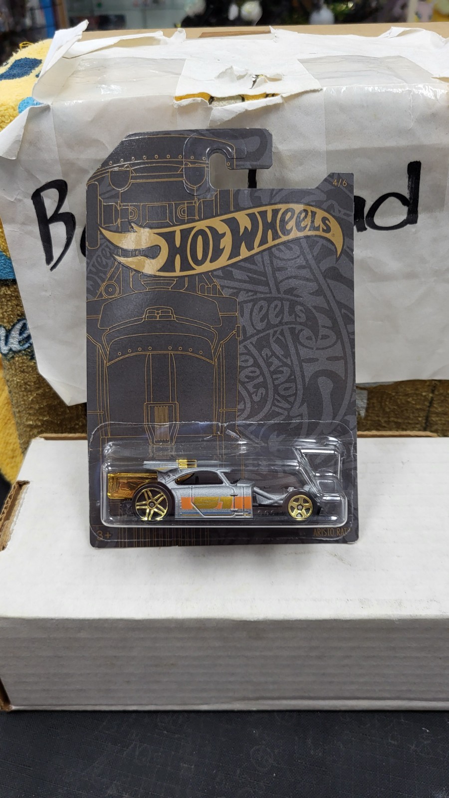NIB 2018 ARISTO RAT SATIN & CHROME SERIES 1/64 HOT WHEELS HW #4/6