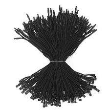 300Pcs 7.7 Inch Cotton Hang Tag String Fasteners with Plastic Snap Lock for C...