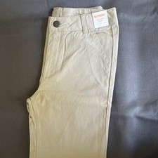 Boys NEW Gymboree Size 8 Pants Adjustable Waist Khaki Tan 100 Cotton NWT