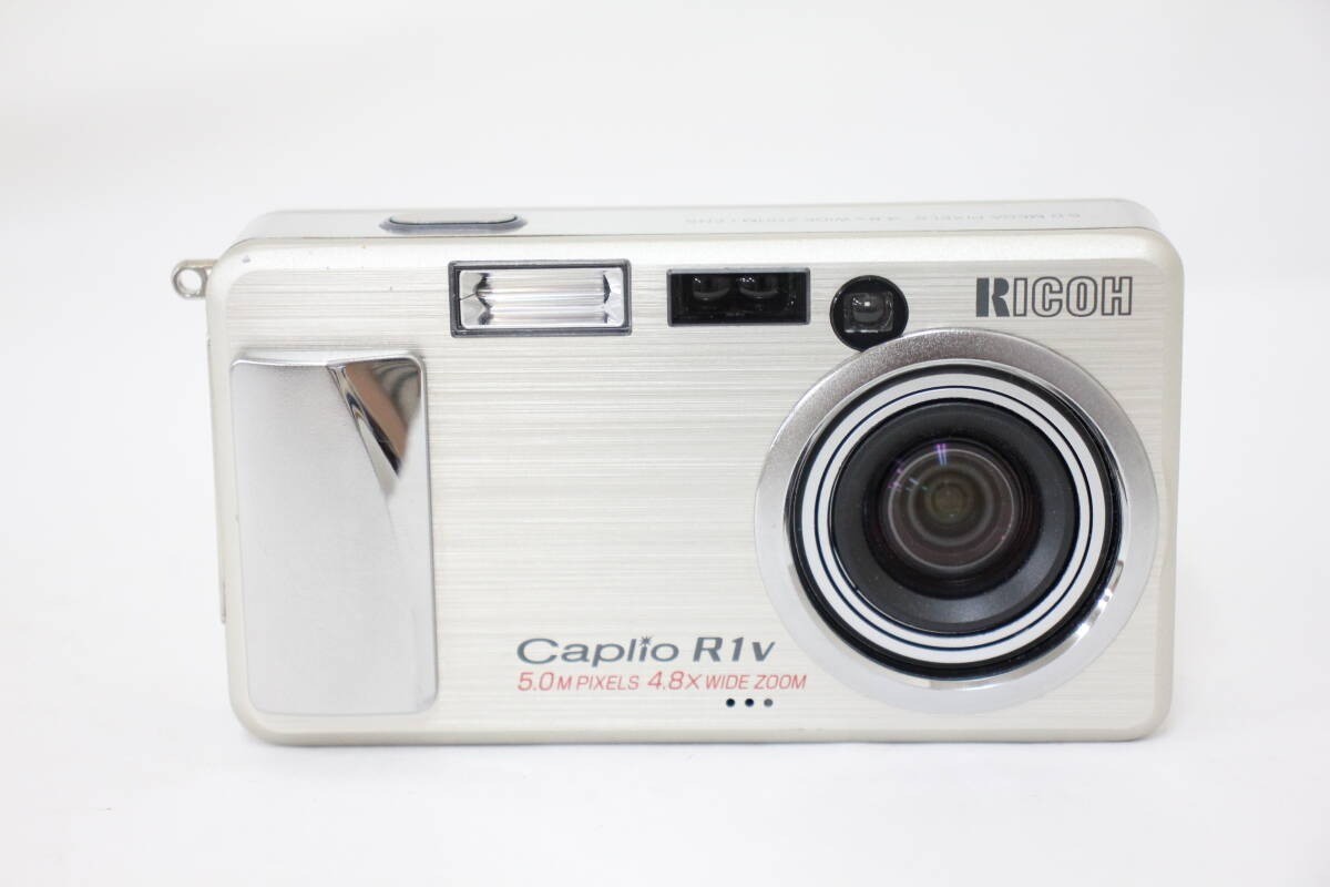RICOH Caplio R1v デジタルカメラ 本体 RICOH Caplio R1V Digital Camera Silver 5.0M 4.8x Wide Zoom Japan