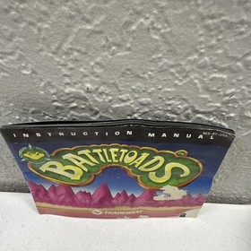 Battletoads NES Manuale Istruzioni SOLO Nintendo