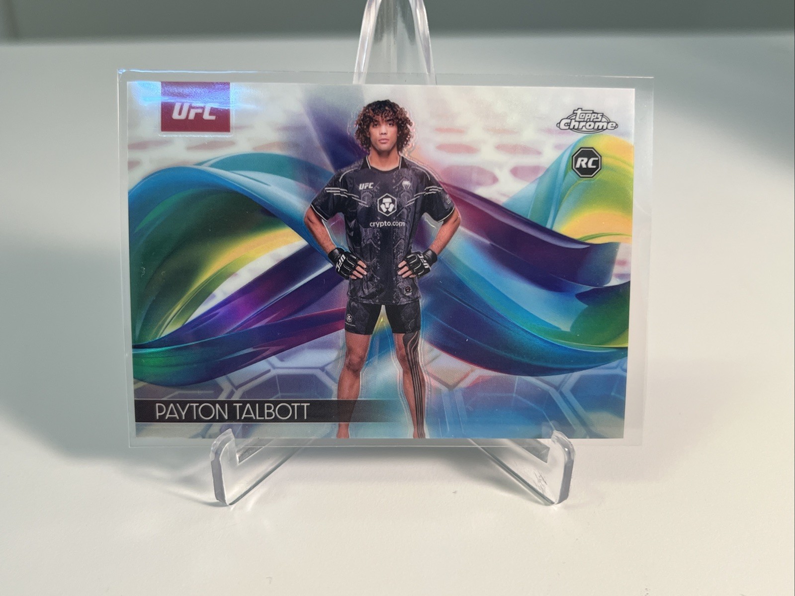 PAYTON TALBOTT 2025 TOPPS CHROME UFC ROOKIE HELIX CASE HIT SSP #HEL-19 RC